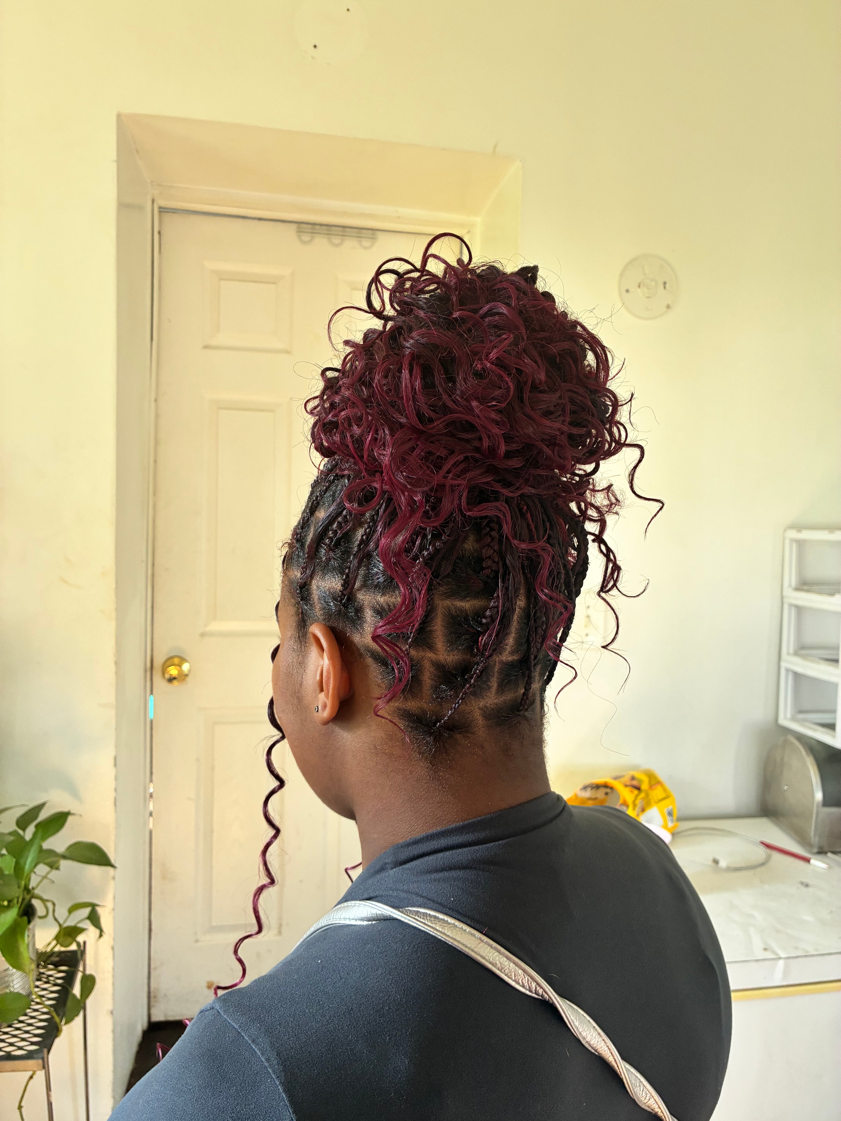 Box braids style