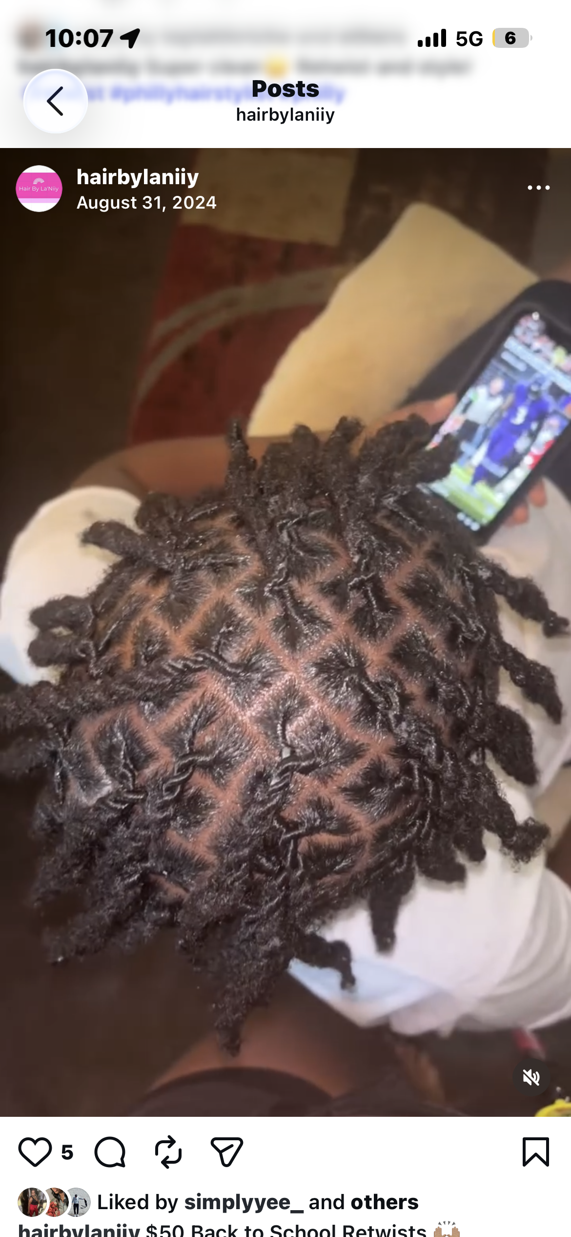Knotless braids